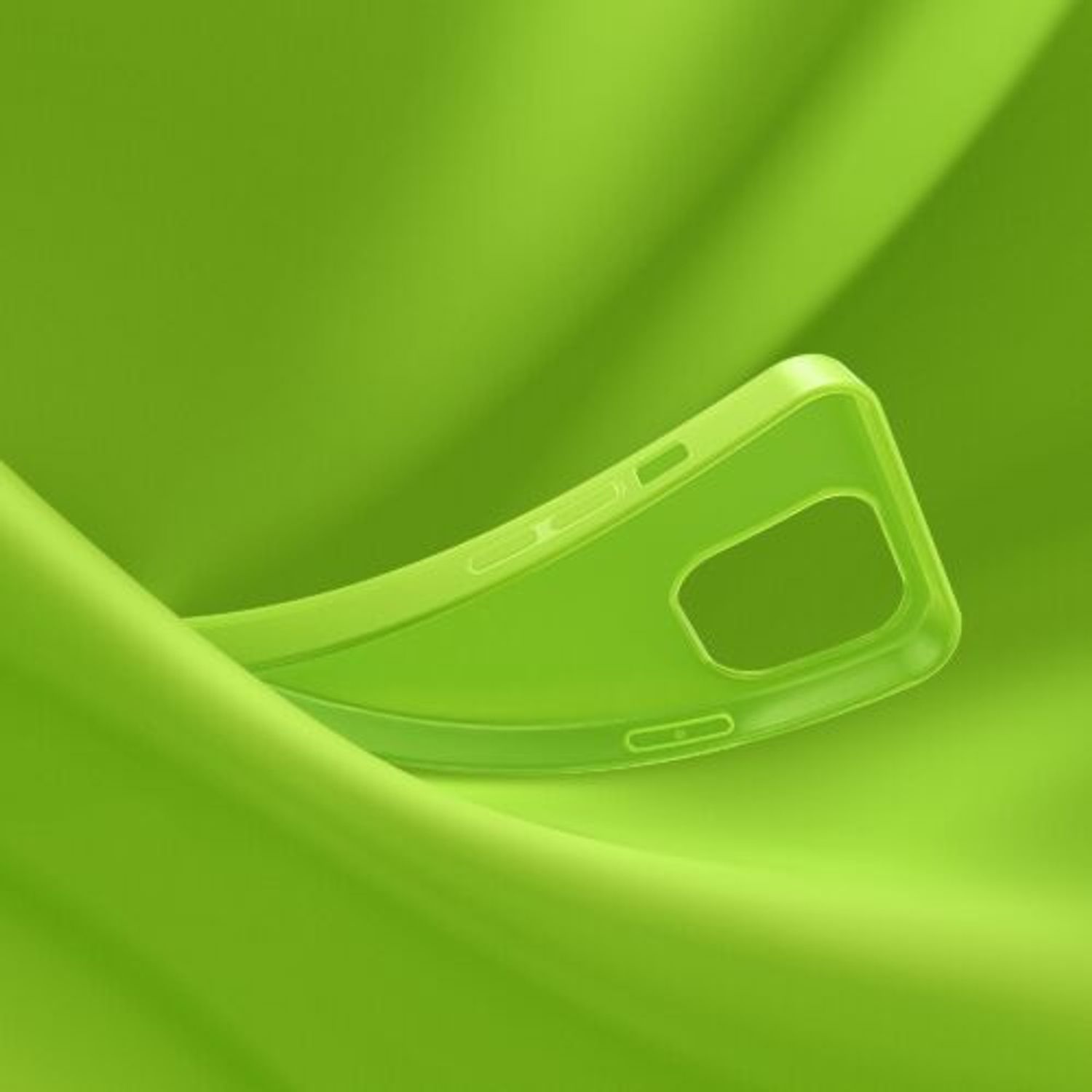 Husa Kwmobile pentru Apple iPhone 14, Silicon, Verde, 59075.75 fotografia produsului View 10 L
