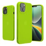 Husa Kwmobile pentru Apple iPhone 14, Silicon, Verde, 59075.75 fotografia produsului