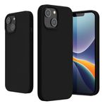 Husa Kwmobile pentru Apple iPhone 14, Silicon, Negru, 59071.01 fotografia produsului