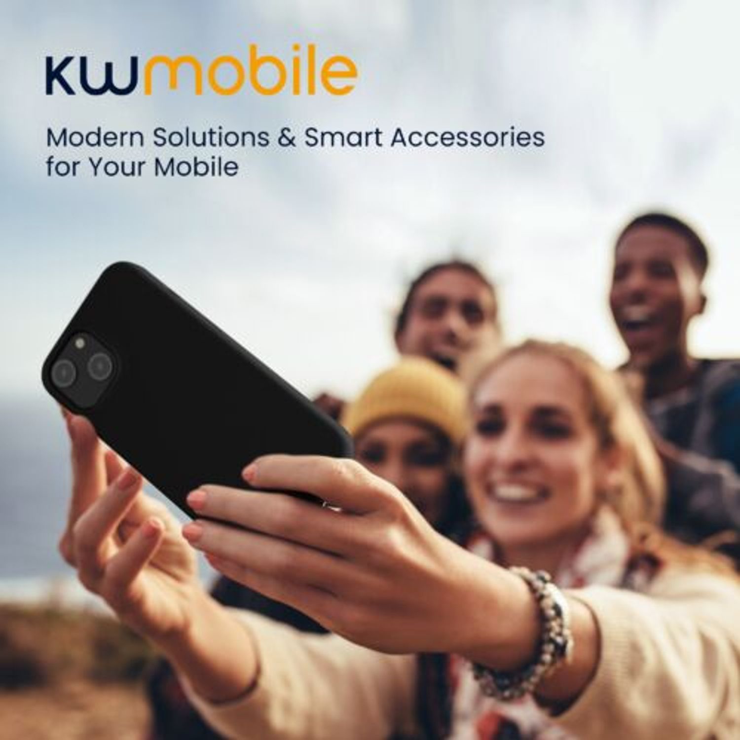 Husa Kwmobile pentru Apple iPhone 14, Silicon, Negru, 59071.01 fotografia produsului View 7 L