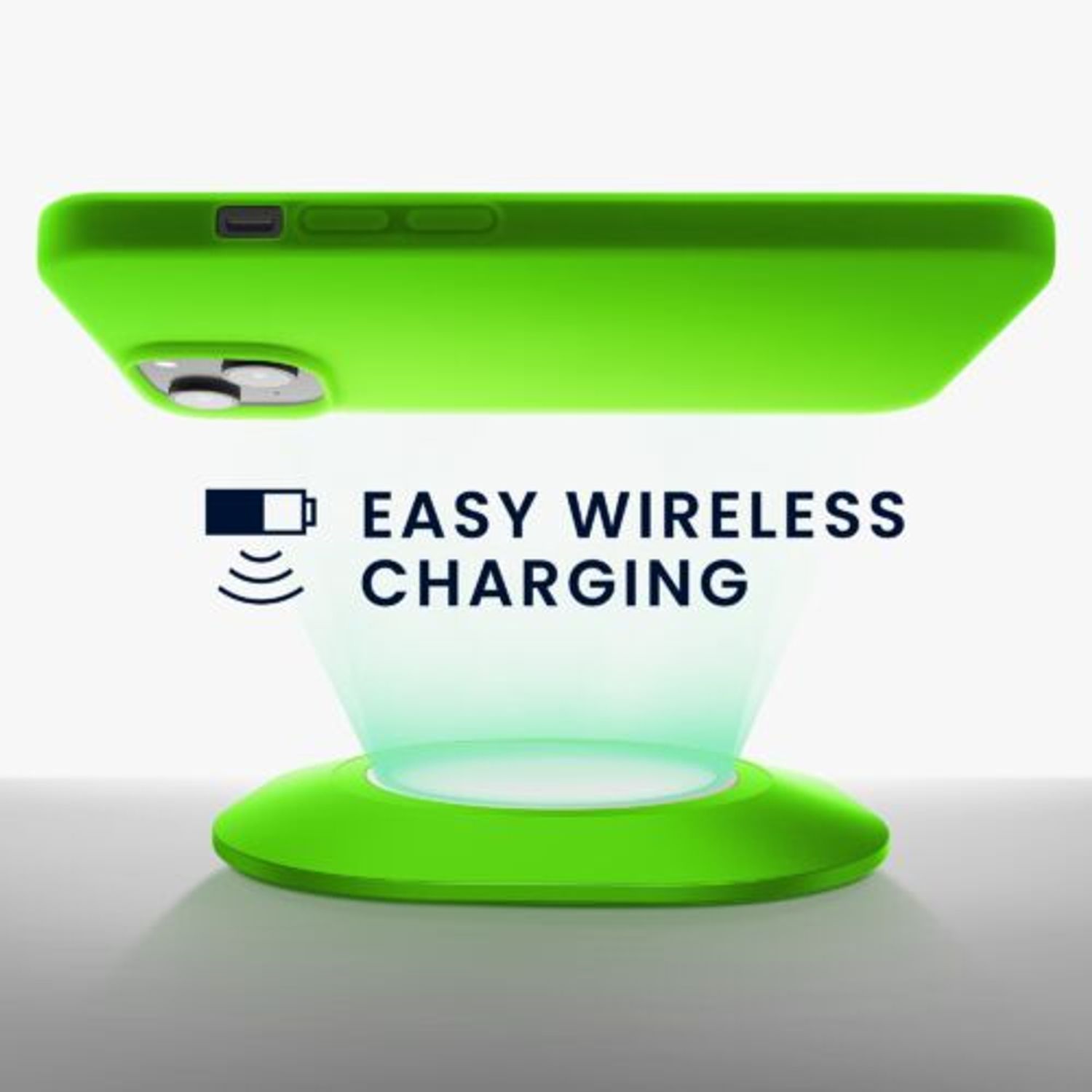 Husa Kwmobile pentru Apple iPhone 14, Silicon, Verde, 59075.44 fotografia produsului View 5 L