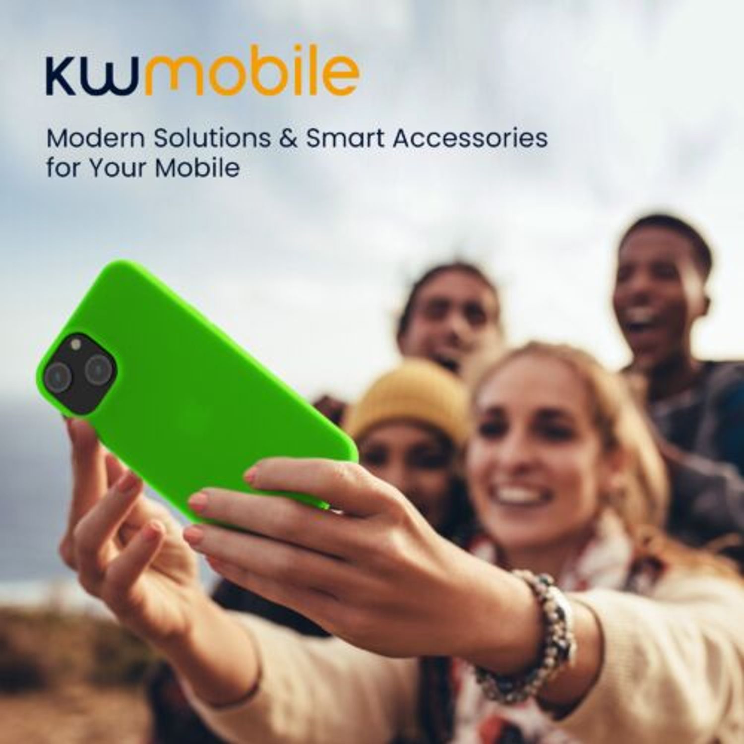 Husa Kwmobile pentru Apple iPhone 14, Silicon, Verde, 59075.44 fotografia produsului View 7 L