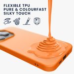 Husa Kwmobile pentru Apple iPhone 14, Silicon, Portocaliu, 59075.150 fotografia produsului View 5 S