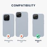 Husa Kwmobile pentru Apple iPhone 14, Silicon, Albastru, 59075.58 fotografia produsului View 2 S