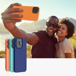 Husa Kwmobile pentru Apple iPhone 14, Silicon, Portocaliu, 59075.150 fotografia produsului View 6 S