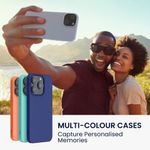 Husa Kwmobile pentru Apple iPhone 14, Silicon, Albastru, 59075.58 fotografia produsului View 3 S