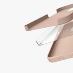 Husa Kwmobile pentru Apple iPhone 14, Silicon, Crem, 59071.225 fotografia produsului View 10 S