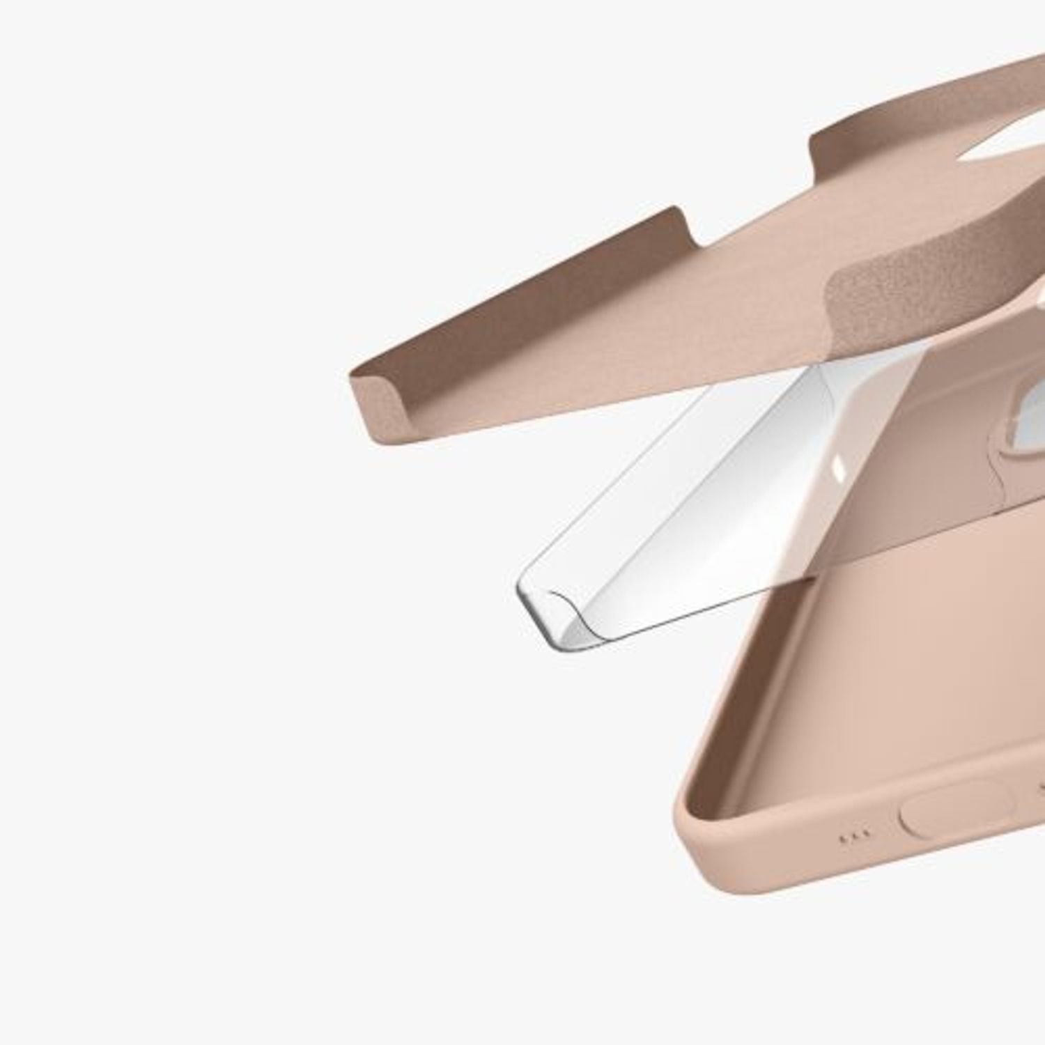 Husa Kwmobile pentru Apple iPhone 14, Silicon, Crem, 59071.225 fotografia produsului View 10 L