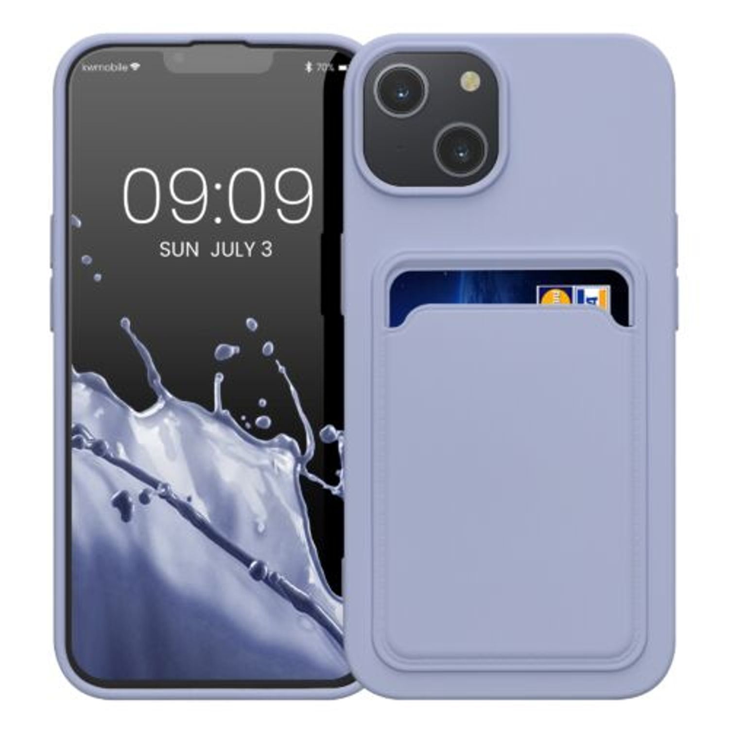 Husa Kwmobile pentru Apple iPhone 14, Silicon, Albastru, 59112.108 fotografia produsului