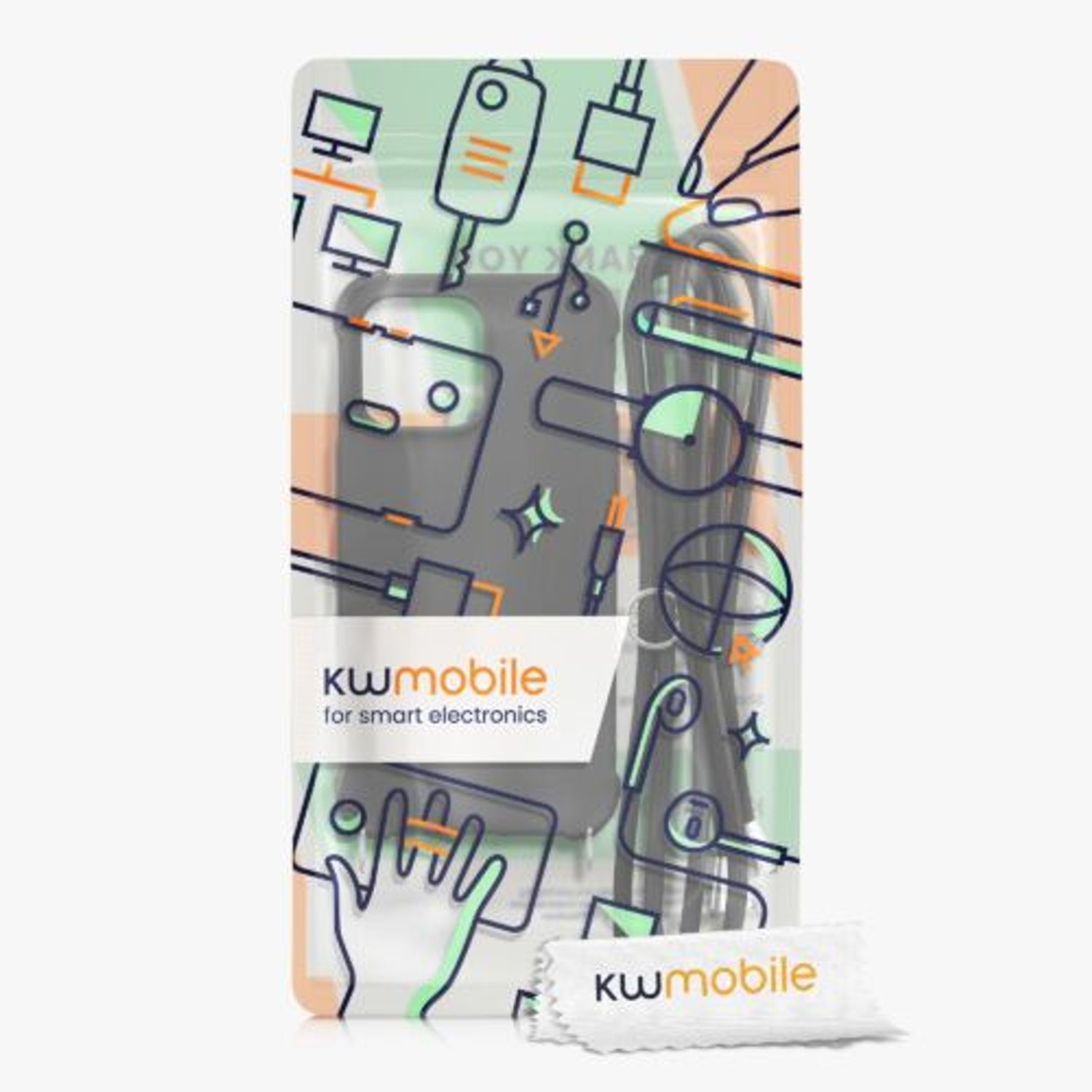 Husa Kwmobile pentru Apple iPhone 14 Pro Max, Silicon, Negru, 59119.01 fotografia produsului View 7 L