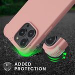 Husa Kwmobile pentru Apple iPhone 14 Pro, Silicon, Roz, 59118.154 fotografia produsului View 2 S