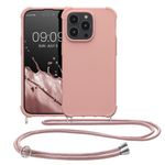 Husa Kwmobile pentru Apple iPhone 14 Pro, Silicon, Roz, 59118.154 fotografia produsului