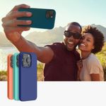 Husa Kwmobile pentru Apple iPhone 14, Silicon, Verde, 59071.57 fotografia produsului View 5 S