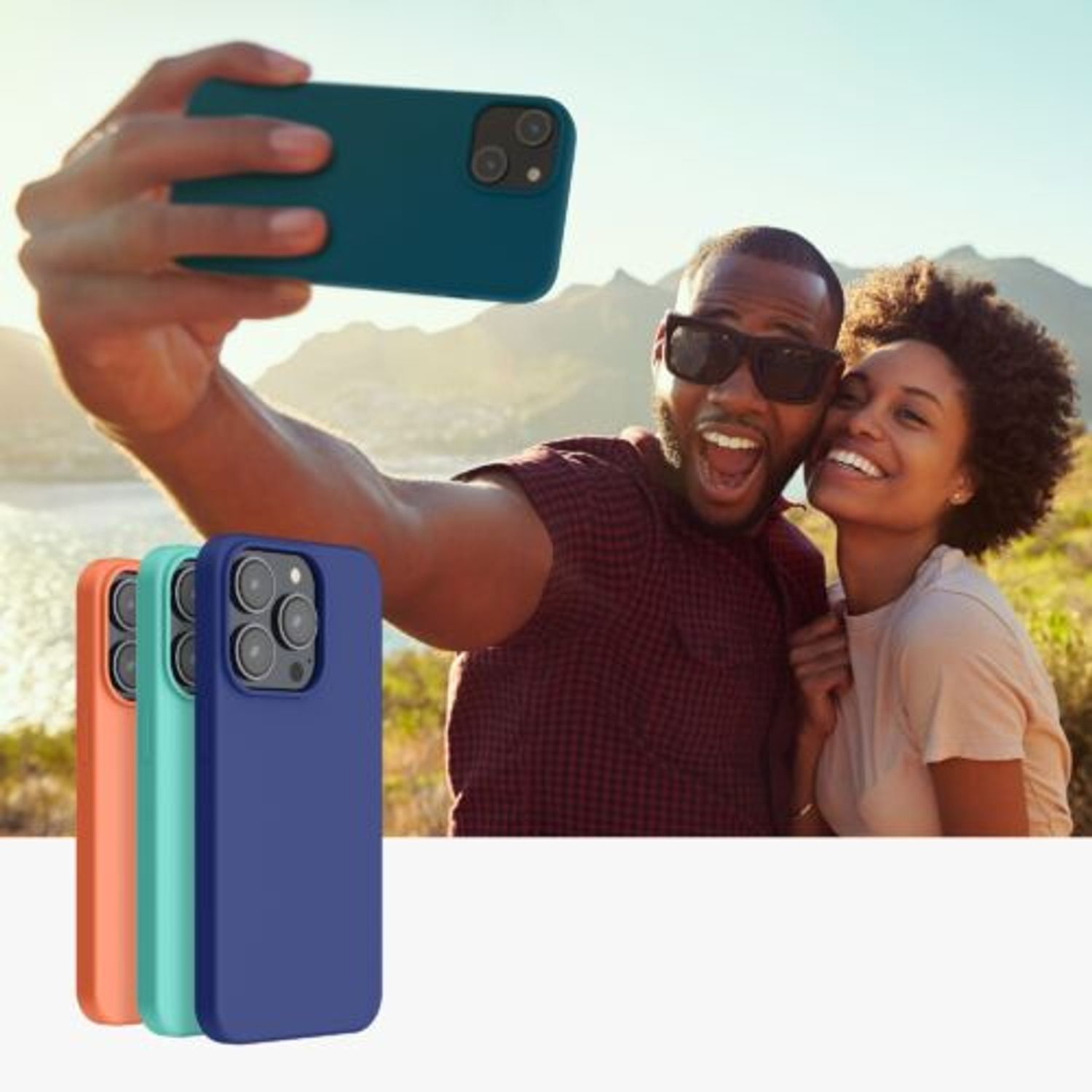 Husa Kwmobile pentru Apple iPhone 14, Silicon, Verde, 59071.57 fotografia produsului View 5 L