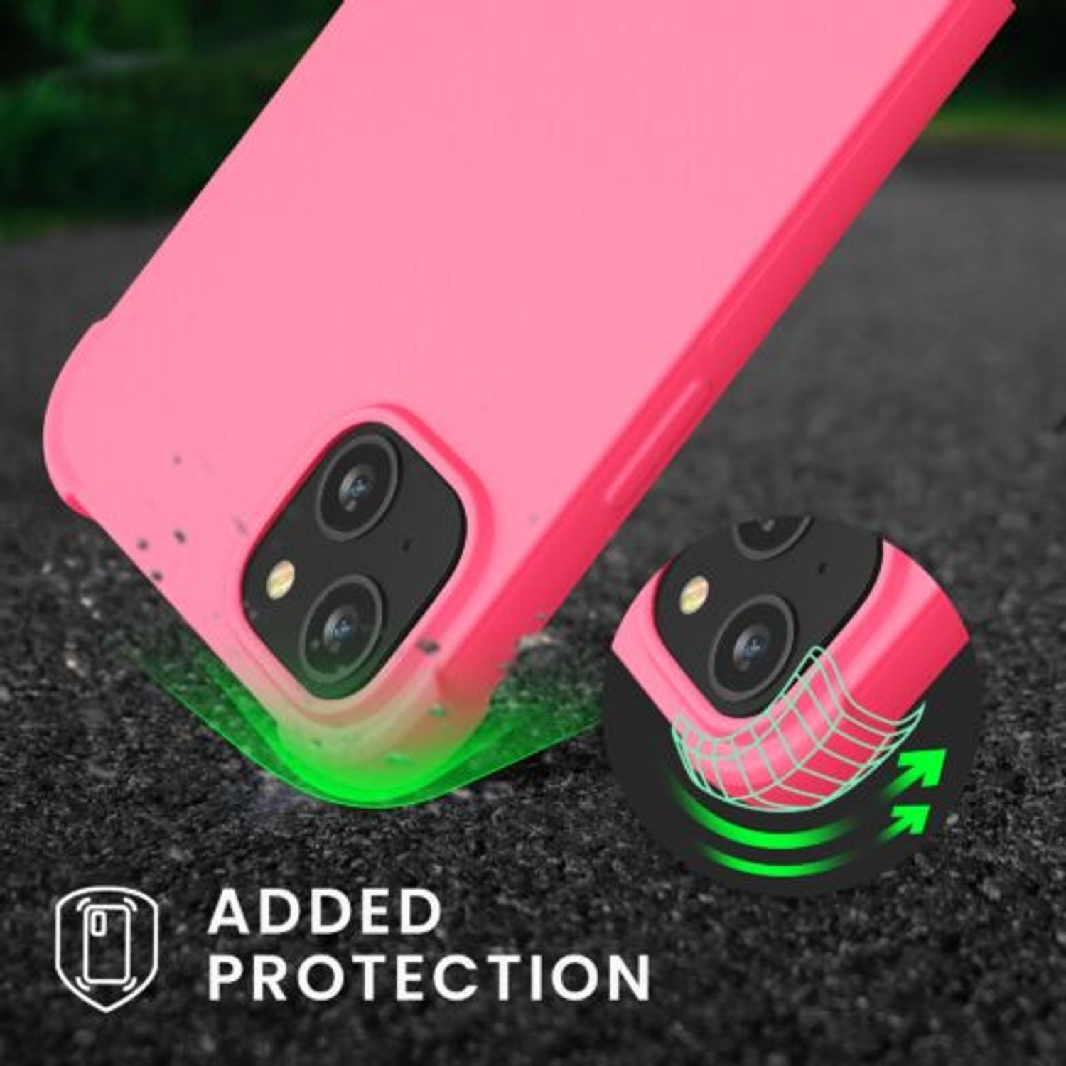 Husa Kwmobile pentru Apple iPhone 14 Plus, Silicon, Roz, 59117.77 fotografia produsului View 2 L