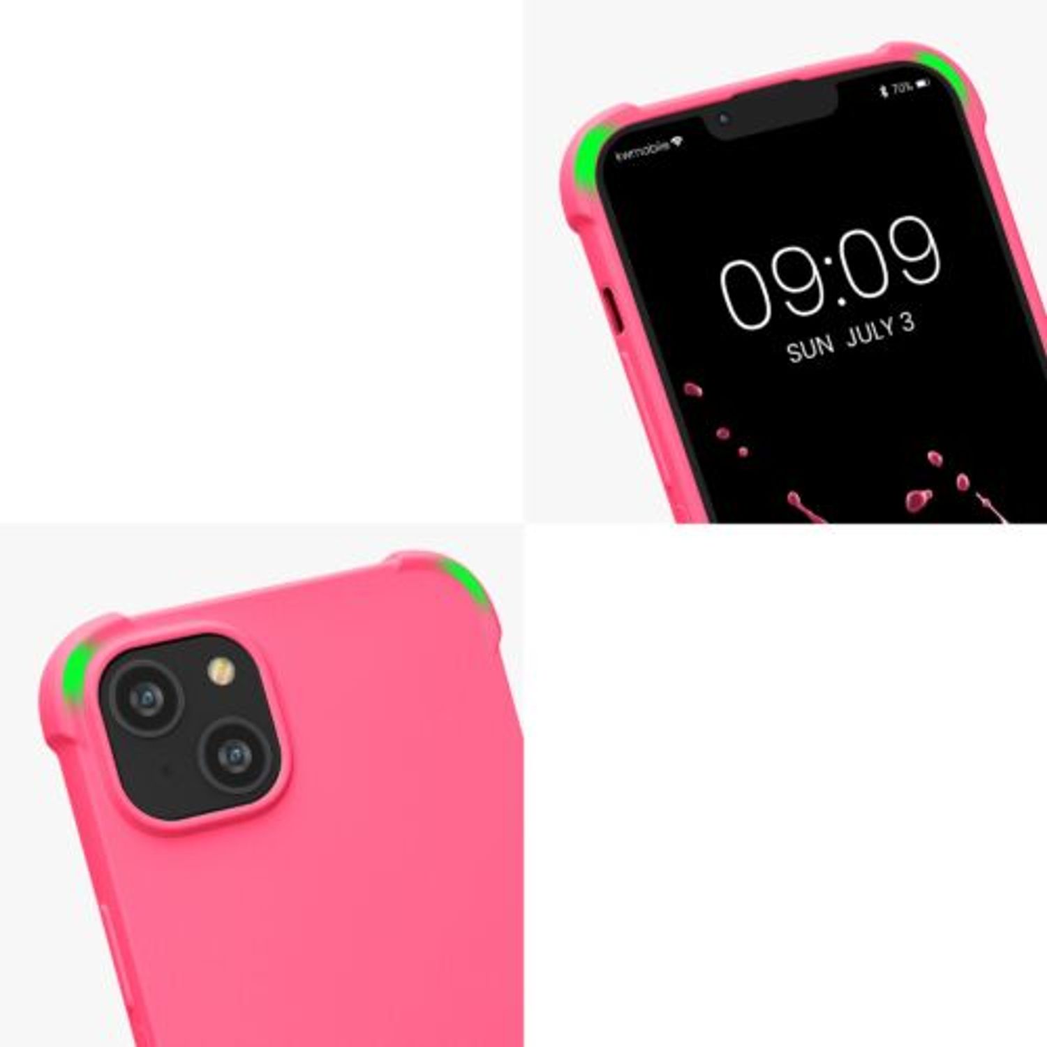 Husa Kwmobile pentru Apple iPhone 14 Plus, Silicon, Roz, 59117.77 fotografia produsului View 8 L