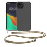 Husa Kwmobile pentru Apple iPhone 14, Silicon, Transparent/Auriu, 59108.21 fotografia produsului