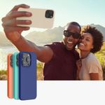 Husa Kwmobile pentru Apple iPhone 14, Silicon, Crem, 59071.16 fotografia produsului View 9 S