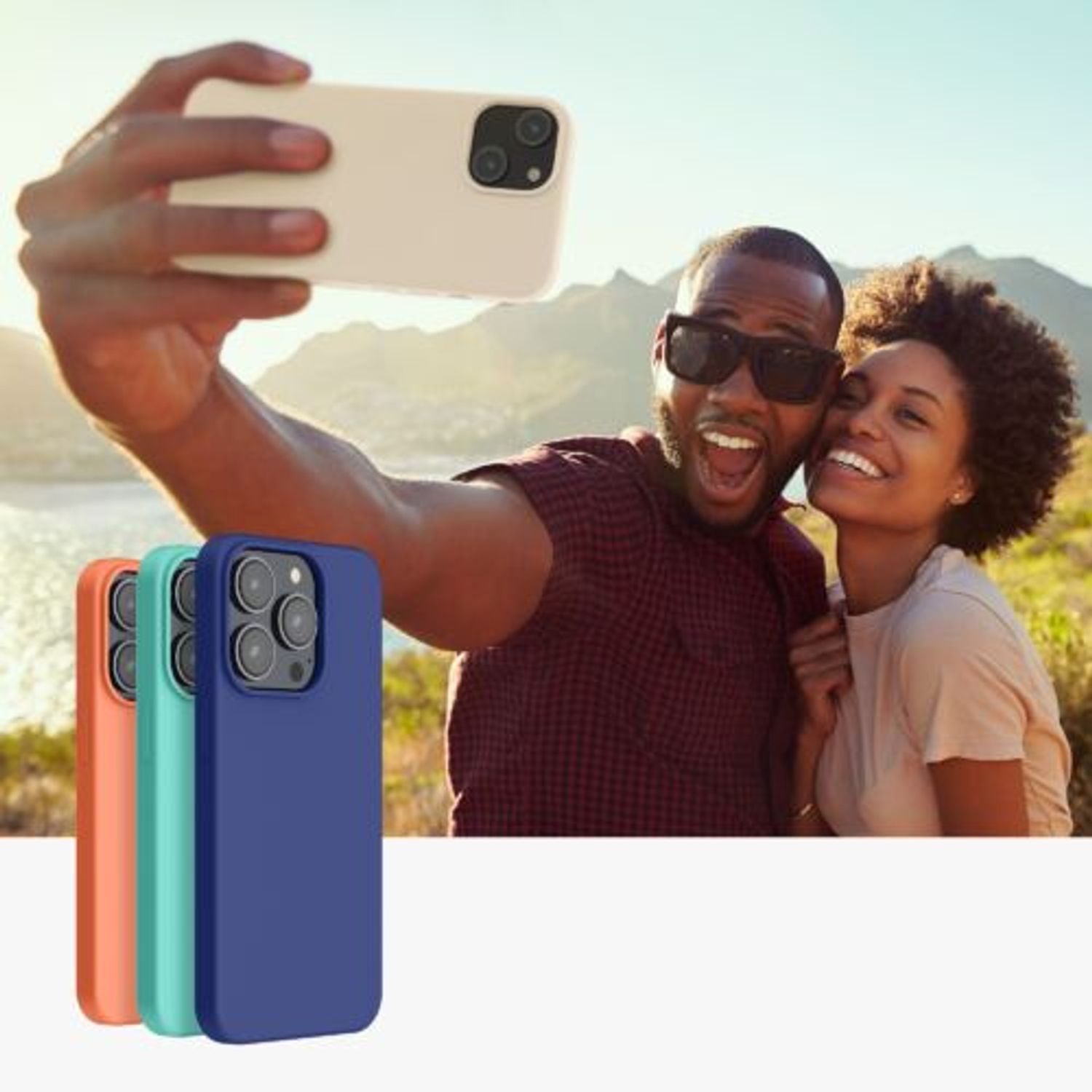 Husa Kwmobile pentru Apple iPhone 14, Silicon, Crem, 59071.16 fotografia produsului View 9 L