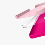 Husa Kwmobile pentru Apple iPhone 14, Silicon, Roz, 59071.77 fotografia produsului View 10 S