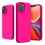 Husa Kwmobile pentru Apple iPhone 14, Silicon, Roz, 59071.77 fotografia produsului