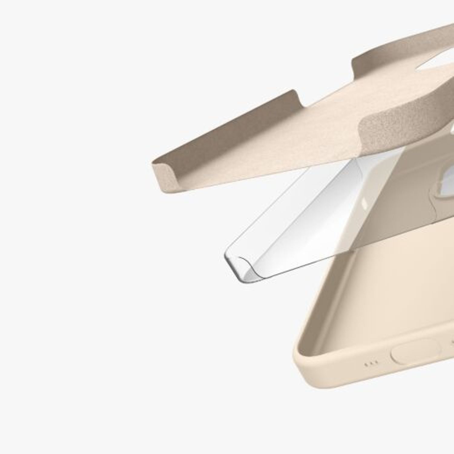Husa Kwmobile pentru Apple iPhone 14, Silicon, Crem, 59071.16 fotografia produsului View 10 L