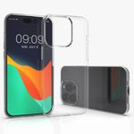 Husa Kwmobile pentru Apple iPhone 14 Pro Max, Silicon, Transparent, 59135.03 fotografia produsului View 11 S
