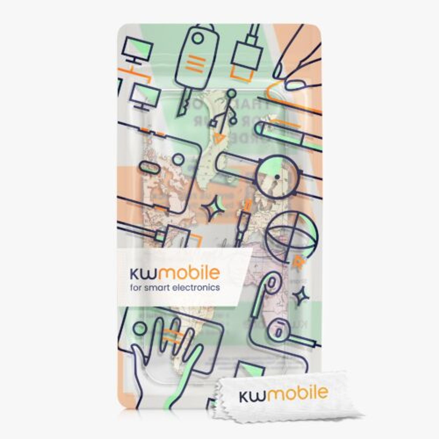 Husa Kwmobile pentru Apple iPhone 14 Plus, Silicon, Multicolor, 59137.01 fotografia produsului View 3 L