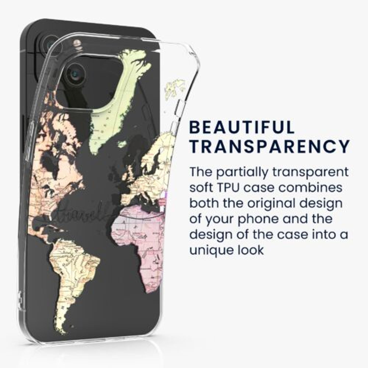 Husa Kwmobile pentru Apple iPhone 14 Plus, Silicon, Multicolor, 59137.01 fotografia produsului View 2 L