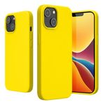 Husa Kwmobile pentru Apple iPhone 14, Silicon, Galben, 59071.165 fotografia produsului