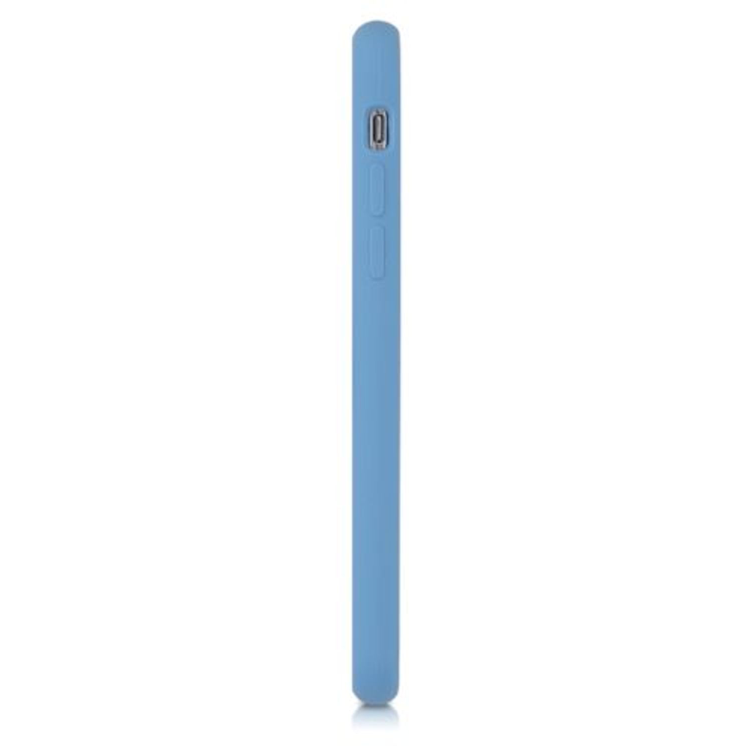 Husa pentru Apple iPhone X/iPhone XS, Silicon, Albastru, 42495.188 fotografia produsului View 5 L