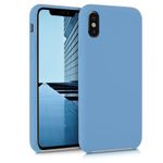 Husa pentru Apple iPhone X/iPhone XS, Silicon, Albastru, 42495.188 fotografia produsului