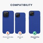 Husa Kwmobile pentru Apple iPhone 14 Plus, Silicon, Albastru, 59076.134 fotografia produsului View 2 S