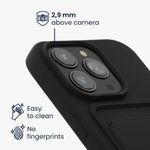 Husa Kwmobile pentru Apple iPhone 14 Pro, Silicon, Negru, 59114.01 fotografia produsului View 3 S