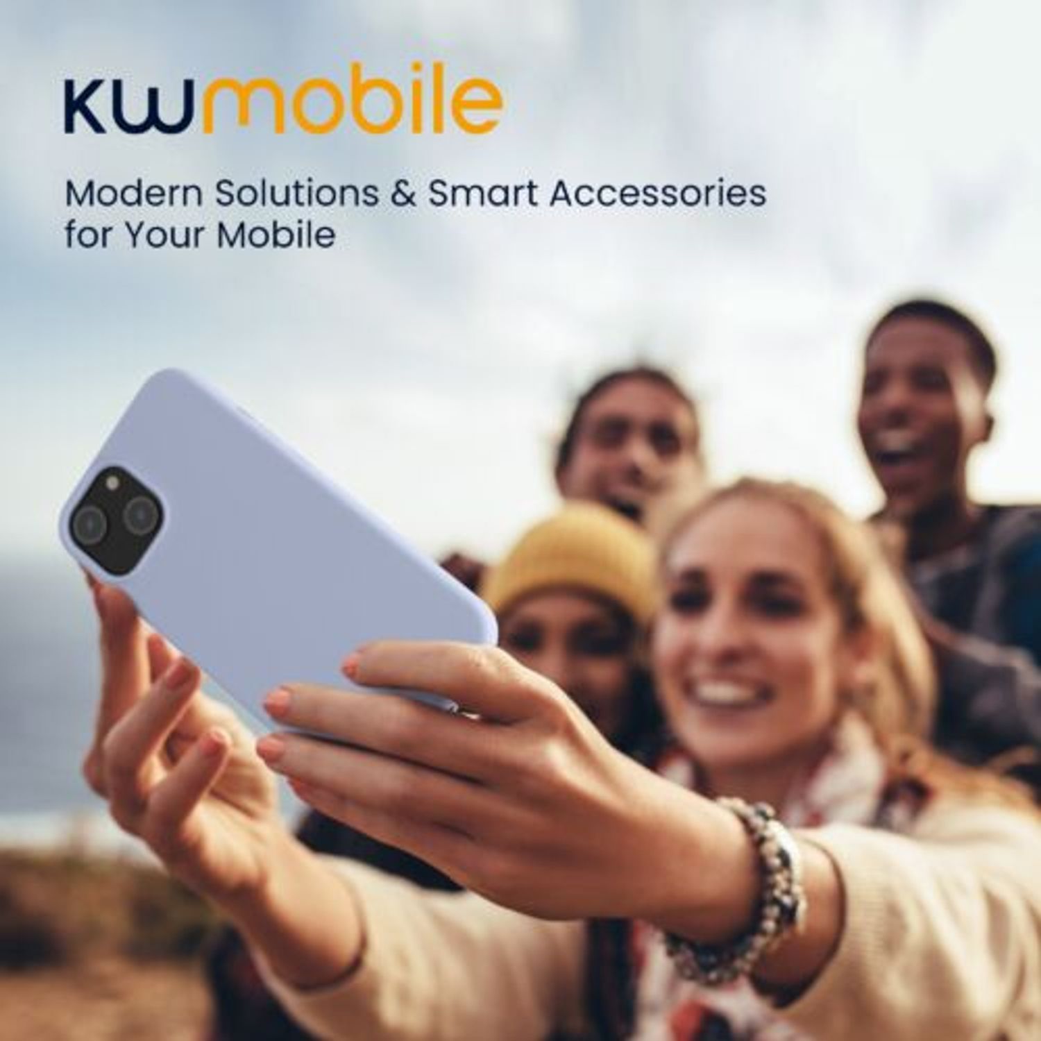 Husa Kwmobile pentru Apple iPhone 14, Silicon, Albastru, 59071.58 fotografia produsului View 7 L