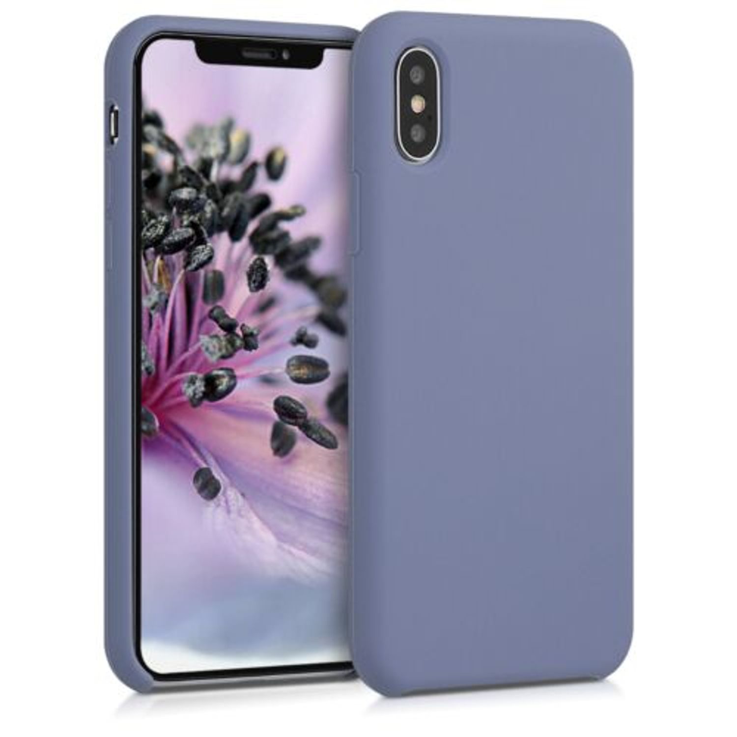 Husa pentru Apple iPhone X/iPhone XS, Silicon, Mov, 42495.130 fotografia produsului