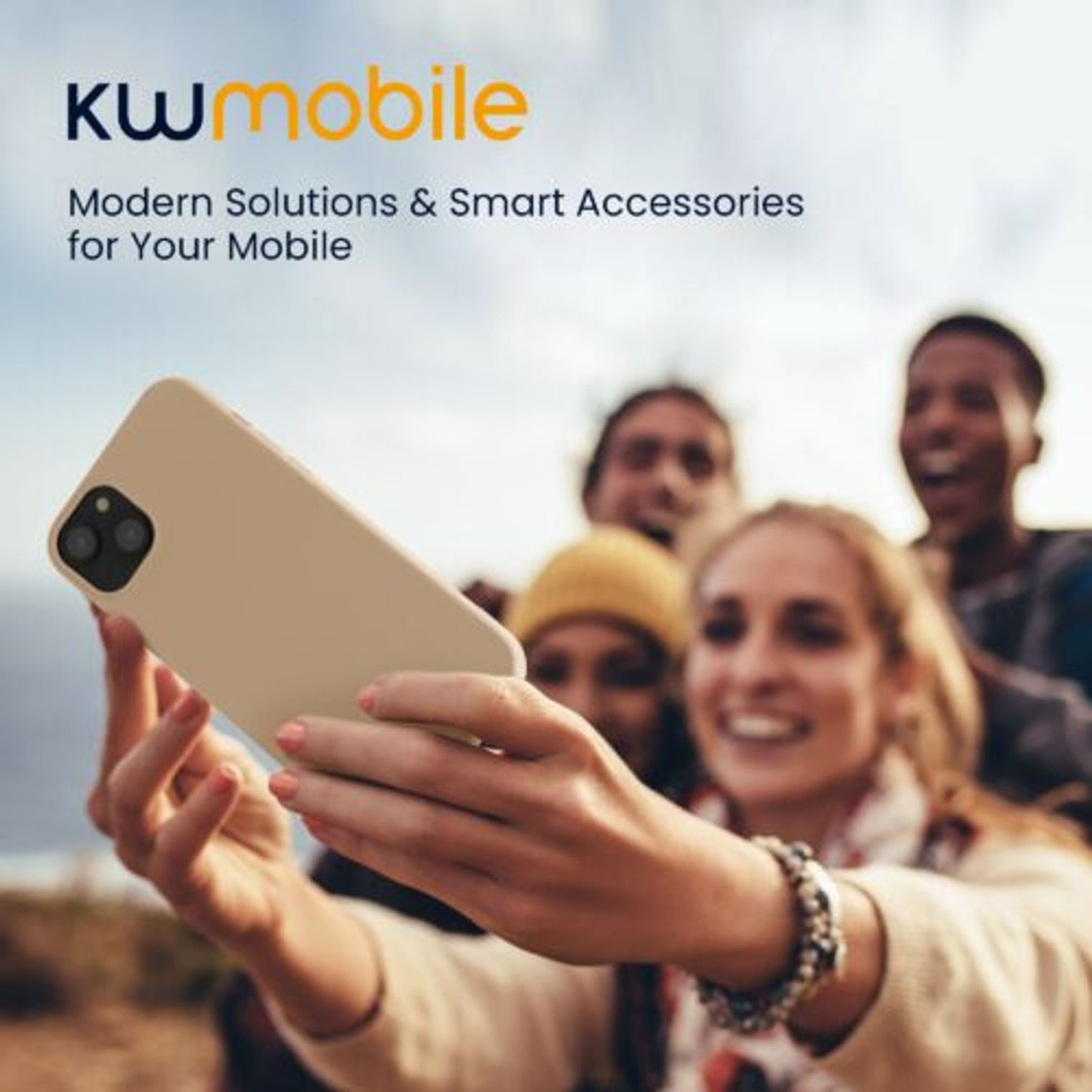 Husa Kwmobile pentru Apple iPhone 14 Plus, Silicon, Crem, 59080.154 fotografia produsului View 12 L
