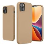 Husa Kwmobile pentru Apple iPhone 14 Plus, Silicon, Crem, 59080.154 fotografia produsului