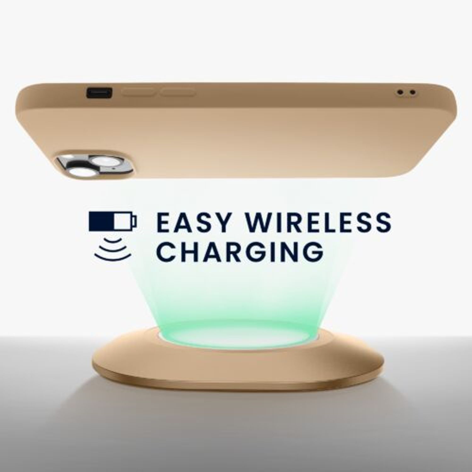 Husa Kwmobile pentru Apple iPhone 14 Plus, Silicon, Crem, 59080.154 fotografia produsului View 10 L