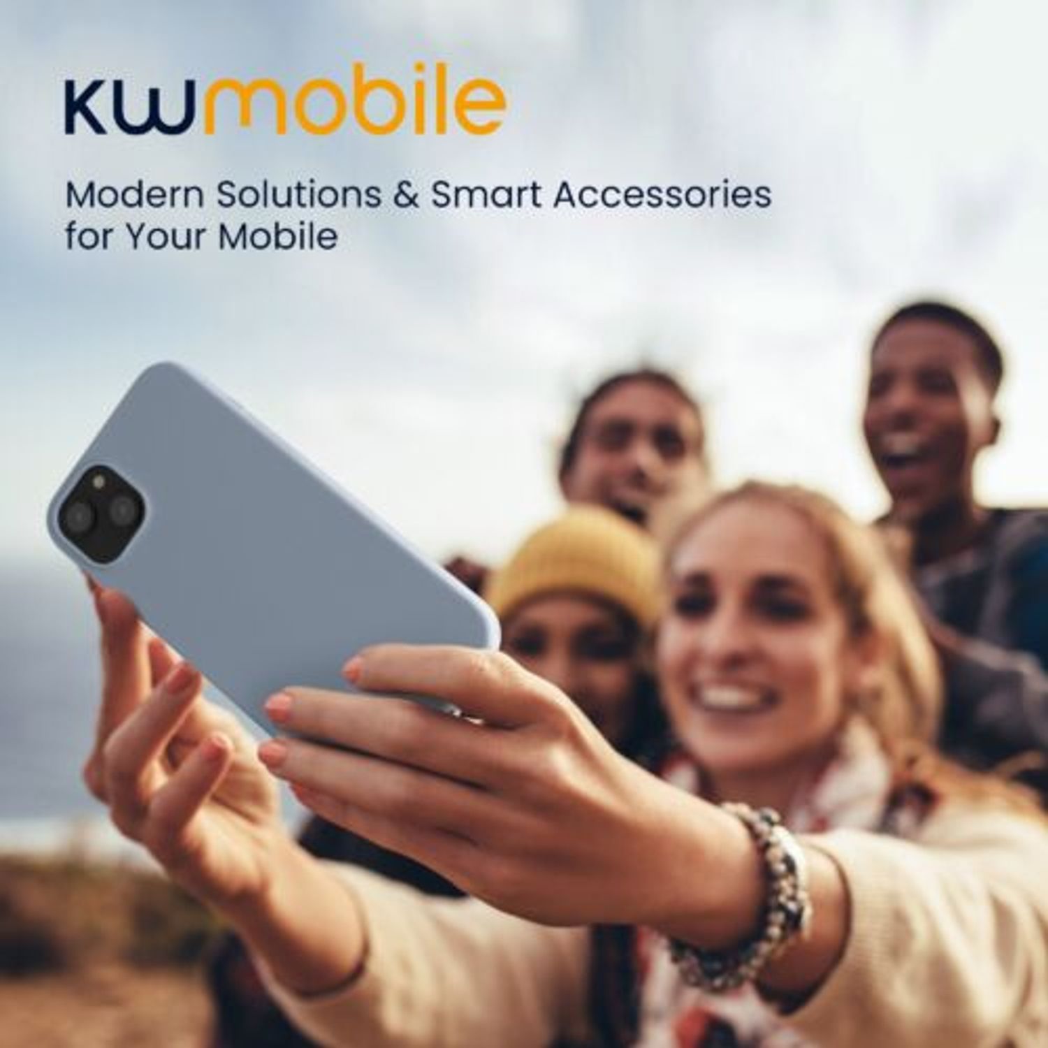 Husa Kwmobile pentru Apple iPhone 14 Plus, Silicon, Albastru, 59072.58 fotografia produsului View 7 L