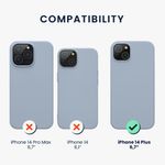Husa Kwmobile pentru Apple iPhone 14 Plus, Silicon, Albastru, 59072.58 fotografia produsului View 2 S