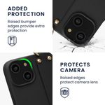 Husa Kwmobile pentru Apple iPhone 14, Silicon, Negru, 59094.01 fotografia produsului View 2 S
