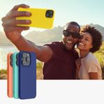 Husa Kwmobile pentru Apple iPhone 14 Plus, Silicon, Galben, 59080.165 fotografia produsului View 9 S