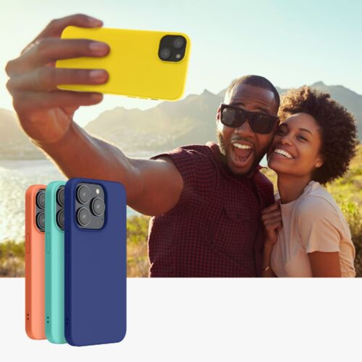Husa Kwmobile pentru Apple iPhone 14 Plus, Silicon, Galben, 59080.165 fotografia produsului View 9 L