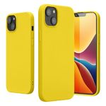 Husa Kwmobile pentru Apple iPhone 14 Plus, Silicon, Galben, 59080.165 fotografia produsului