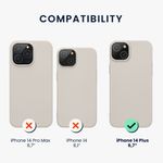 Husa Kwmobile pentru Apple iPhone 14 Plus, Silicon, Bej, 59076.96 fotografia produsului View 2 S