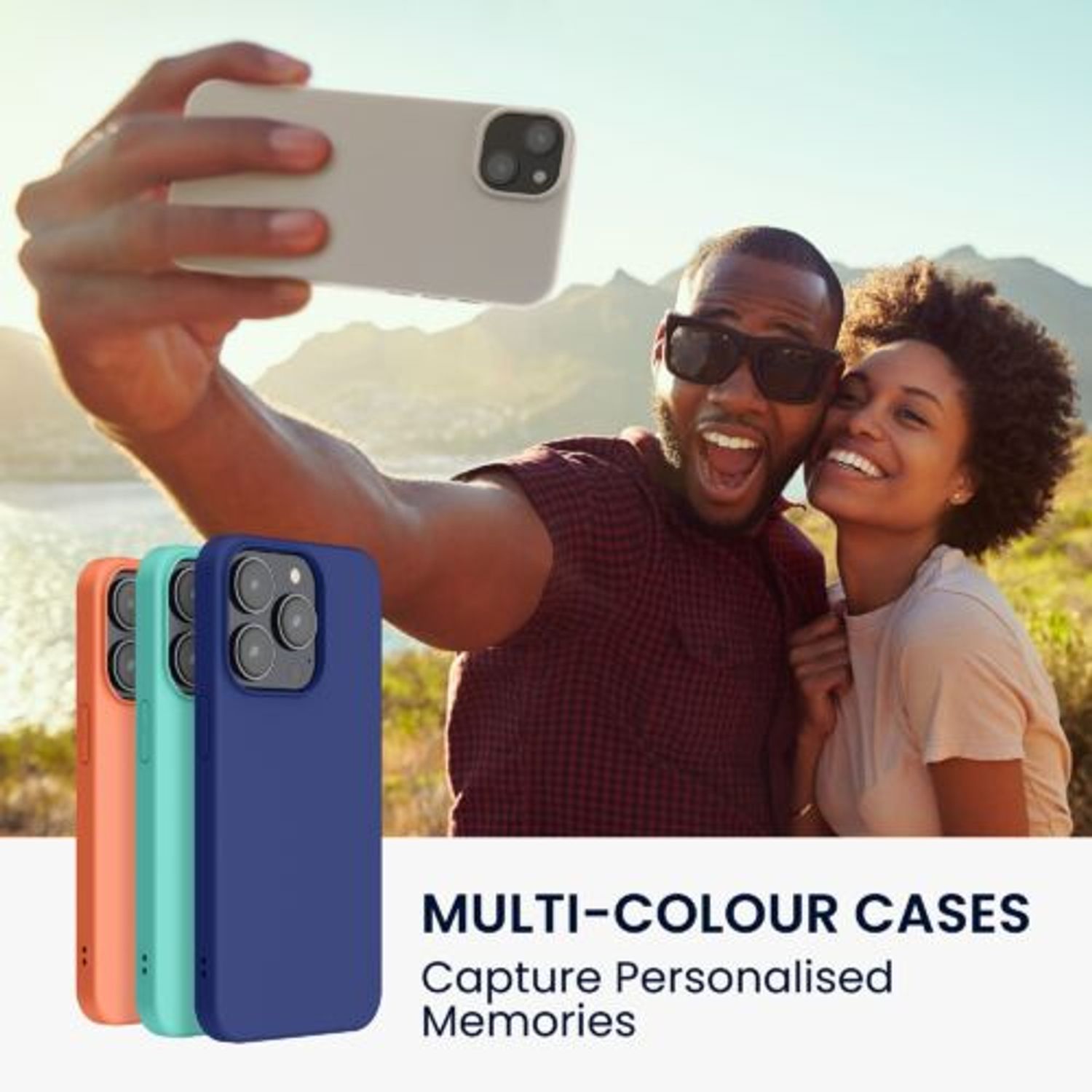 Husa Kwmobile pentru Apple iPhone 14 Plus, Silicon, Bej, 59076.96 fotografia produsului View 3 L