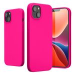 Husa Kwmobile pentru Apple iPhone 14 Plus, Silicon, Roz, 59072.77 fotografia produsului