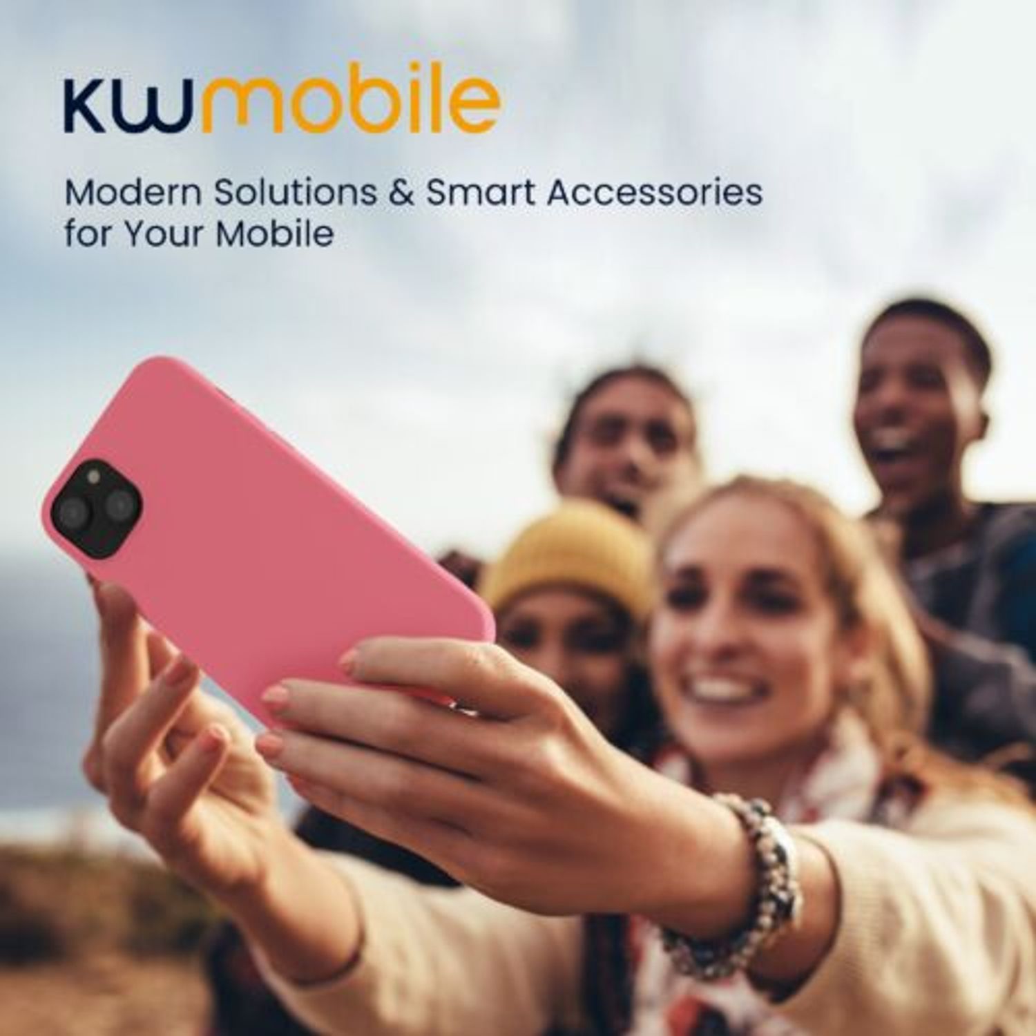 Husa Kwmobile pentru Apple iPhone 14 Plus, Silicon, Roz, 59080.212 fotografia produsului View 8 L