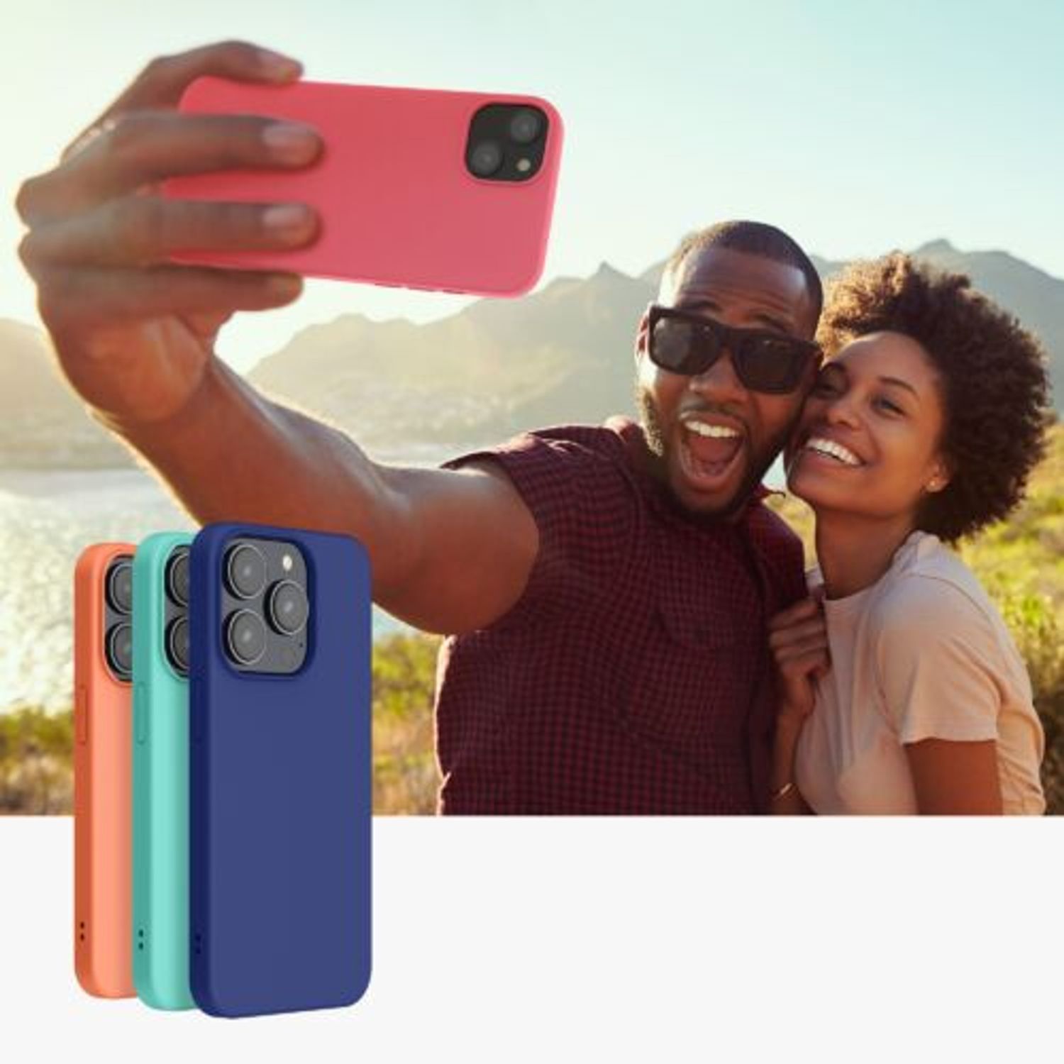 Husa Kwmobile pentru Apple iPhone 14 Plus, Silicon, Roz, 59080.212 fotografia produsului View 12 L